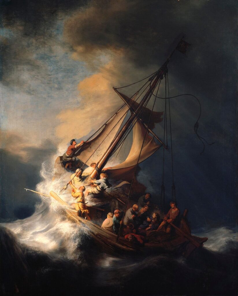 Cristo Nella Tempesta Sul Mare Di Galilea Cristo nella tempesta sul mare di Galilea - Bragno Museum